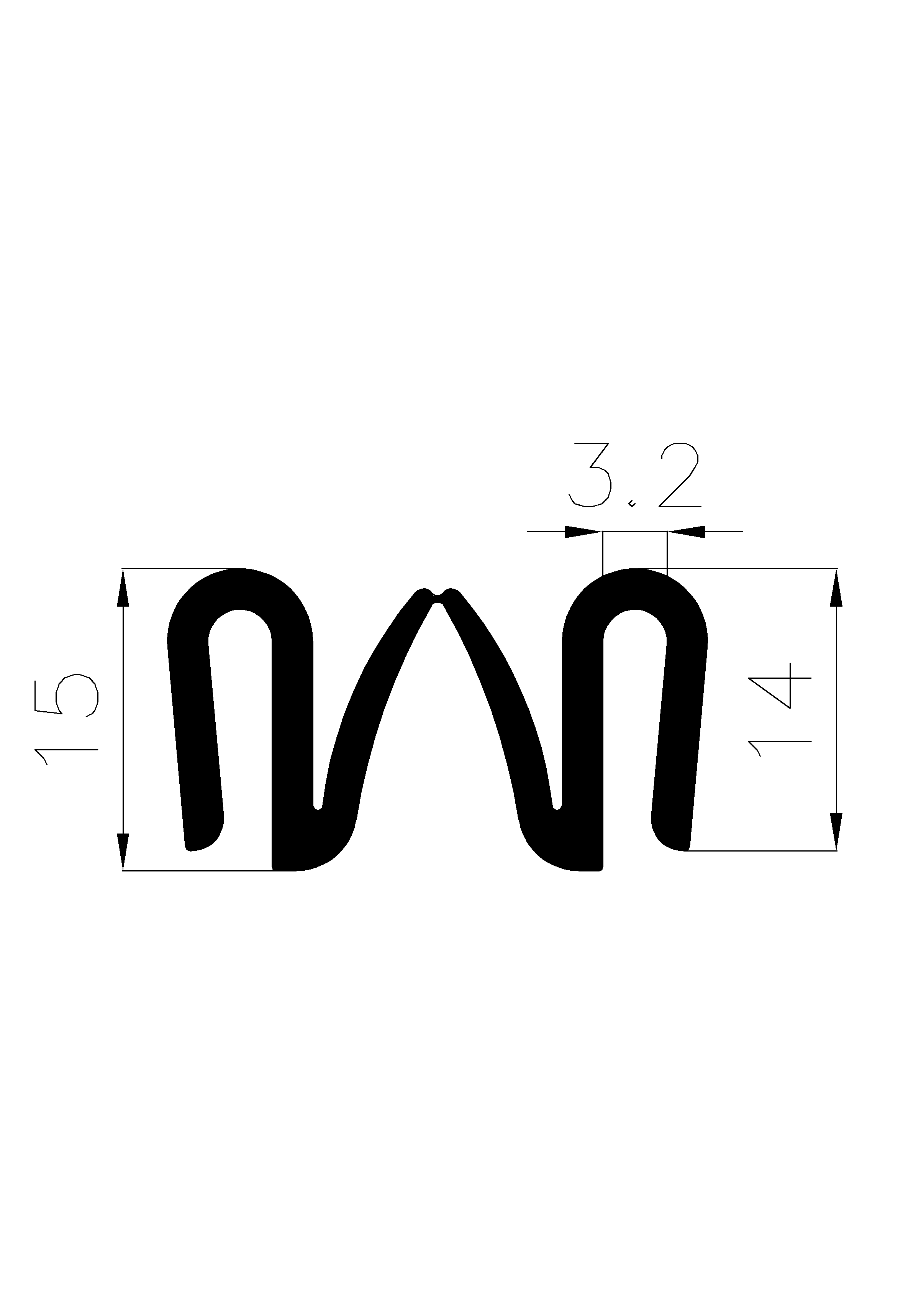 11430370KG - rubber profile - Door-frame profiles