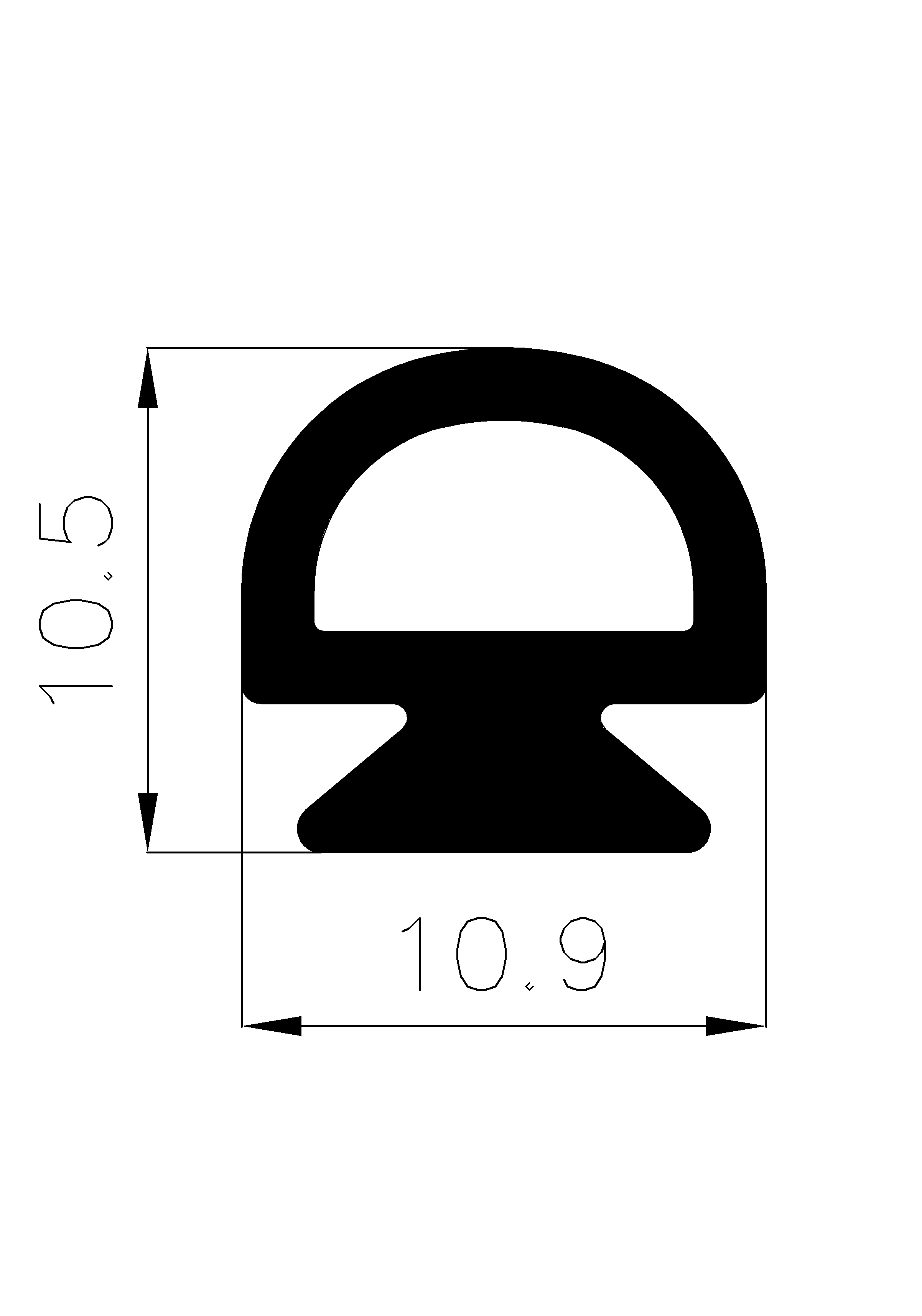 12030365KG - gumi profilok 100 métertől - Ajtókeret- ablak tömítő profilok 12030365KG - gumi profilok 100 métertől - Ajtókeret- ablak tömítő profilok
