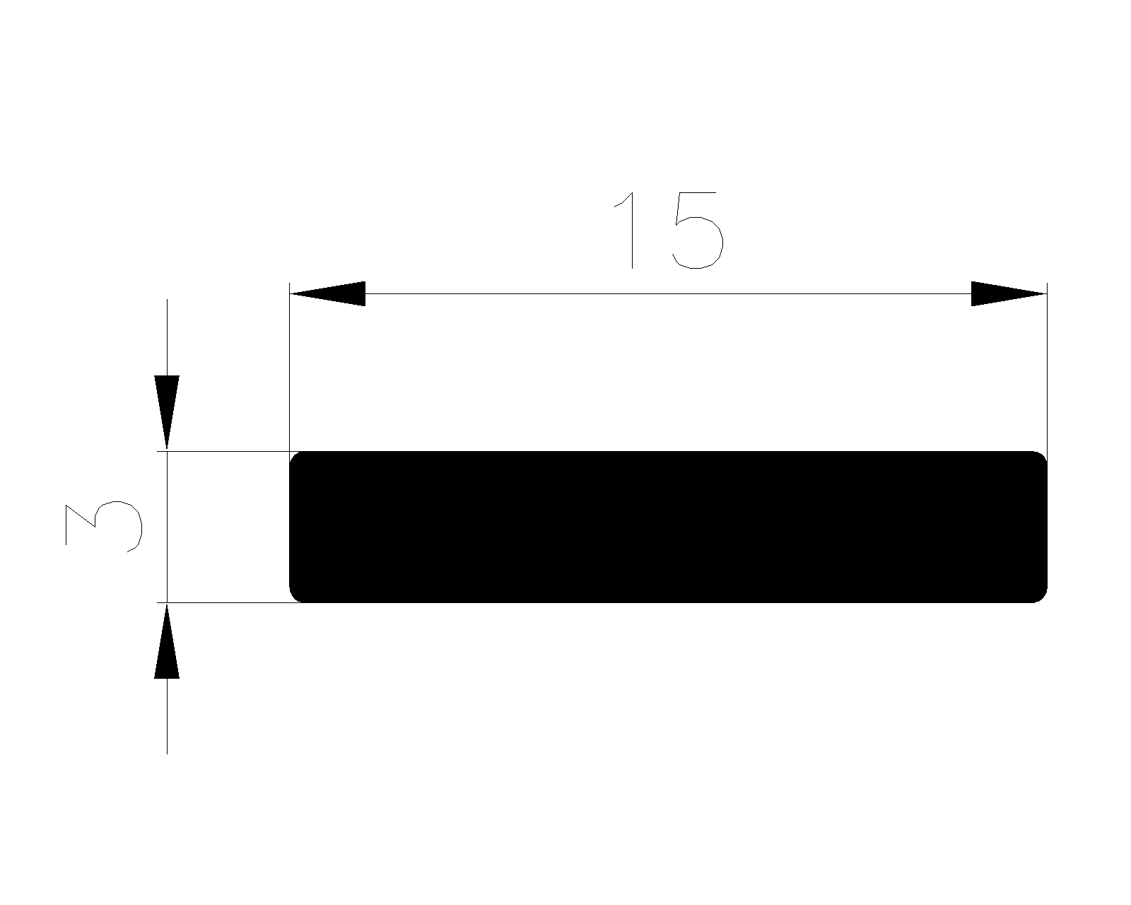 19470403KG - sponge profiles - Square profiles